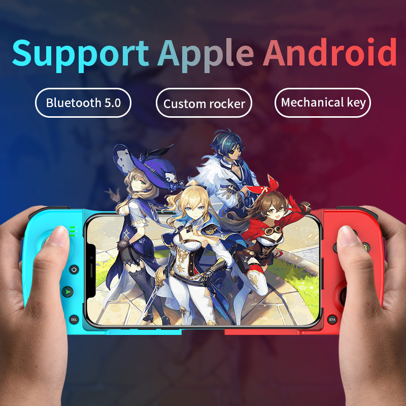 Bežični Gamepad za mobilni telefon za iOS Android Bluetooth 5.0 Kontroler za igre za PUBG Tip-C Gamepads Joystick za NS Switch PS4