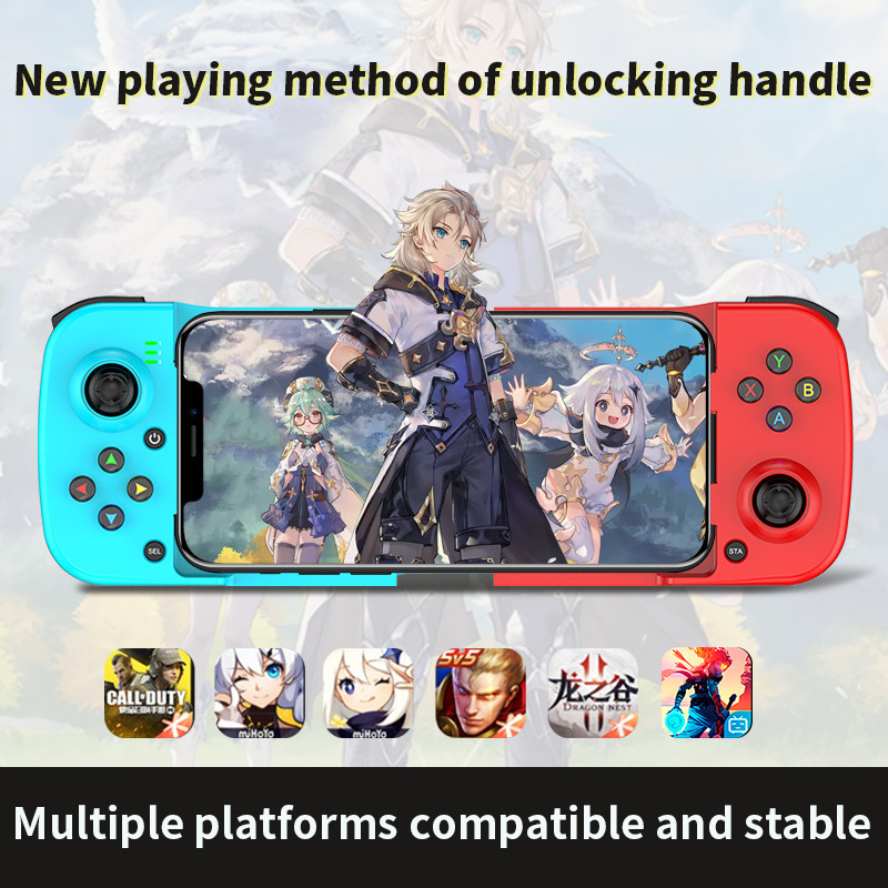 Bežični Gamepad za mobilni telefon za iOS Android Bluetooth 5.0 Kontroler za igre za PUBG Tip-C Gamepads Joystick za NS Switch PS4