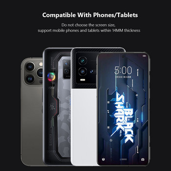 Game Controller Phone Controller Gamepad за iPhone iPad IOS / Android Gaming LOL CF Controller Handle RGB Bluetooth 5.0