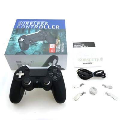 Comerț cu ridicata fără fir Bluetooth Dual Vibration Elite Game Console Controller Joystick Mufă pentru căști încorporată pentru PS4 și PC