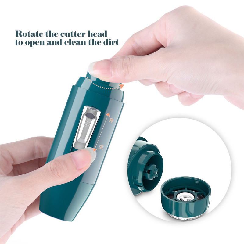 Elektrinis plaukų šalinimo saugus depiliatorius skustuvas barzdos žirklės skustuvas lūpų bikini veido plaukų šalinimo priemonė kūno veido epiliatorius moterims