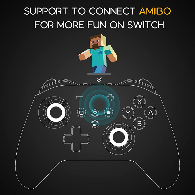 Controler GuliKit KingKong 2 Pro NS09 pentru Nintendo Switch IOS Telefon Android Windows macOS TV Gamepad-uri fără fir Bluetooth