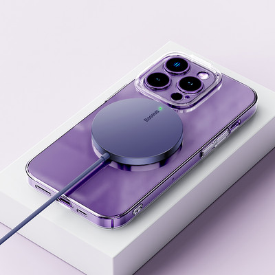 Magnetni bežični punjači Baseus od 15 W za iPhone 14 Qi bežični punjač Podloga za brzu izmjenu za iPhone 13 12 Mini telefonski punjač