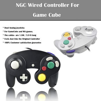 Жичен геймпад за Nintend NGC GC за Gamecube контролер за Wii Wiiu Gamecube за джойстик Joypad аксесоар за игри