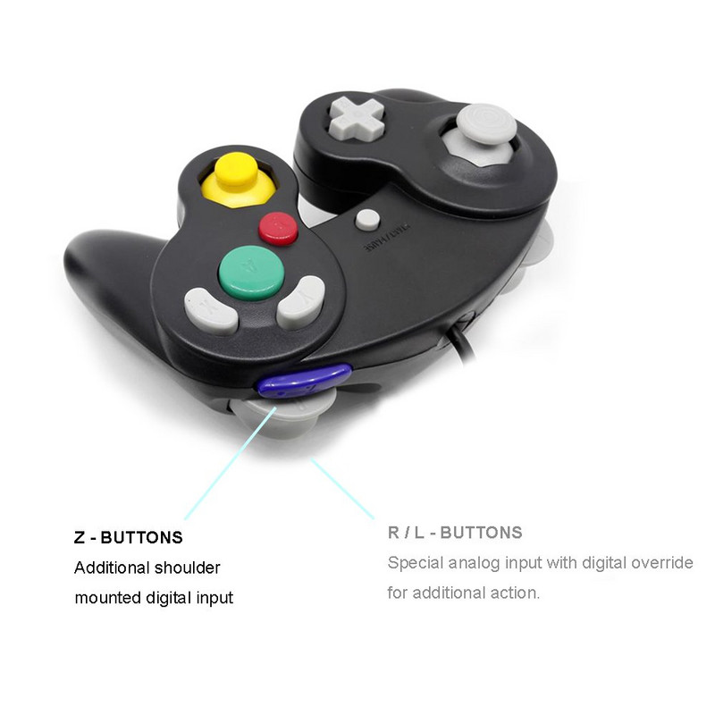 Žičani gamepad za Nintend NGC GC za Gamecube kontroler za Wii Wiiu Gamecube za joystick Joypad dodatak za igre