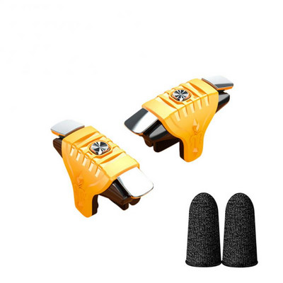 K9 mobiliojo žaidimo paleidiklis, skirtas PUBG Phone Gaming 6 pirštų paleidiklis jautrus šaudymo telefono žaidimo paleidiklis L1 R1 tikslo klavišai žaidimo valdiklis