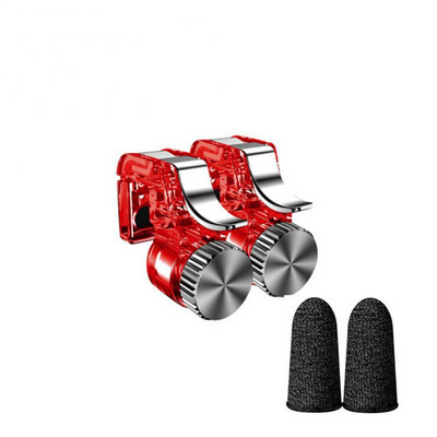 K9 mobiliojo žaidimo paleidiklis, skirtas PUBG Phone Gaming 6 pirštų paleidiklis jautrus šaudymo telefono žaidimo paleidiklis L1 R1 tikslo klavišai žaidimo valdiklis