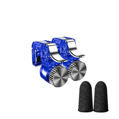 K9 mobiliojo žaidimo paleidiklis, skirtas PUBG Phone Gaming 6 pirštų paleidiklis jautrus šaudymo telefono žaidimo paleidiklis L1 R1 tikslo klavišai žaidimo valdiklis