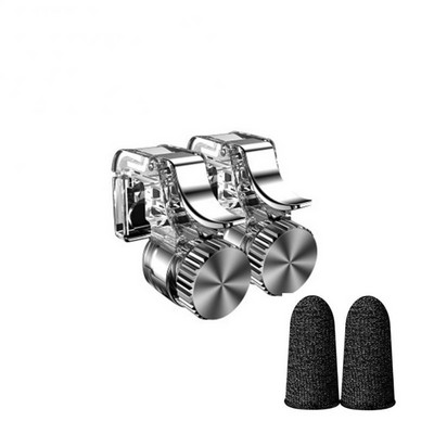 K9 mobiliojo žaidimo paleidiklis, skirtas PUBG Phone Gaming 6 pirštų paleidiklis jautrus šaudymo telefono žaidimo paleidiklis L1 R1 tikslo klavišai žaidimo valdiklis