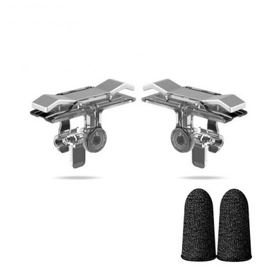 K9 mobiliojo žaidimo paleidiklis, skirtas PUBG Phone Gaming 6 pirštų paleidiklis jautrus šaudymo telefono žaidimo paleidiklis L1 R1 tikslo klavišai žaidimo valdiklis