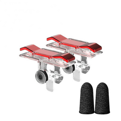 K9 mobiliojo žaidimo paleidiklis, skirtas PUBG Phone Gaming 6 pirštų paleidiklis jautrus šaudymo telefono žaidimo paleidiklis L1 R1 tikslo klavišai žaidimo valdiklis