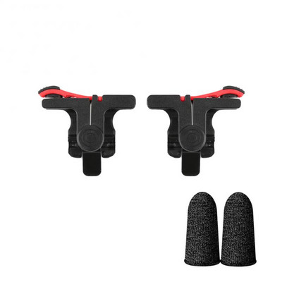 K9 mobiliojo žaidimo paleidiklis, skirtas PUBG Phone Gaming 6 pirštų paleidiklis jautrus šaudymo telefono žaidimo paleidiklis L1 R1 tikslo klavišai žaidimo valdiklis