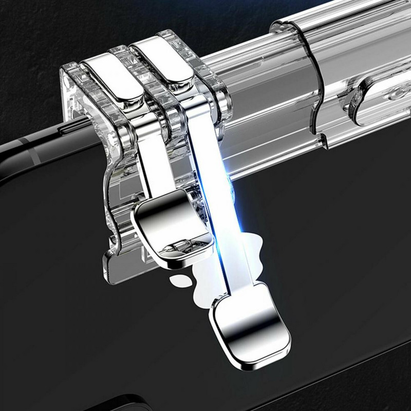 K9 mobiliojo žaidimo paleidiklis, skirtas PUBG Phone Gaming 6 pirštų paleidiklis jautrus šaudymo telefono žaidimo paleidiklis L1 R1 tikslo klavišai žaidimo valdiklis