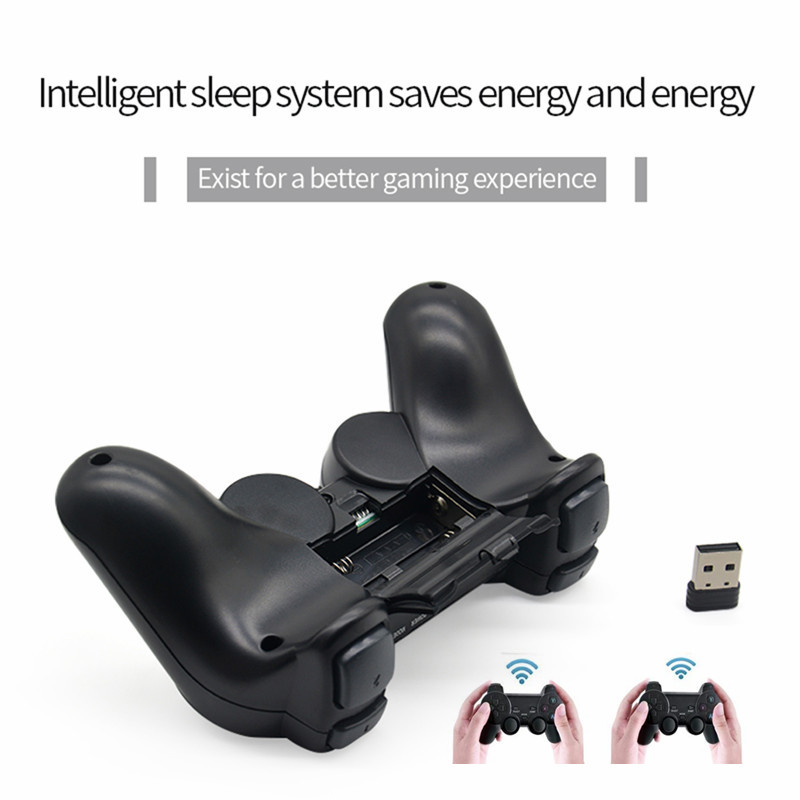 HEYNOW 2,4 GHz belaidis žaidimų pultelis, skirtas Super Console X žaidimų valdikliui USB vairasvirtė TV vaizdo žaidimų konsolei Android TV BOX telefonas