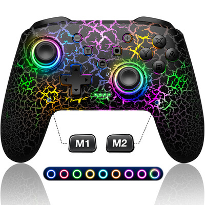Gamepad fără fir pentru Nintendo Switch/Switch OLED.Switch Lite Console Pro Controller pentru Android/ios Conexiune prin cablu pentru PC/Steam