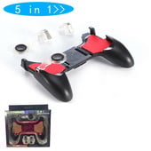 5 σε 1 PUBG Moible Controller Gamepad Free Fire L1 R1 Triggers PUGB Mobile Game Pad Grip L1R1 Joystick for iPhone Android Phone