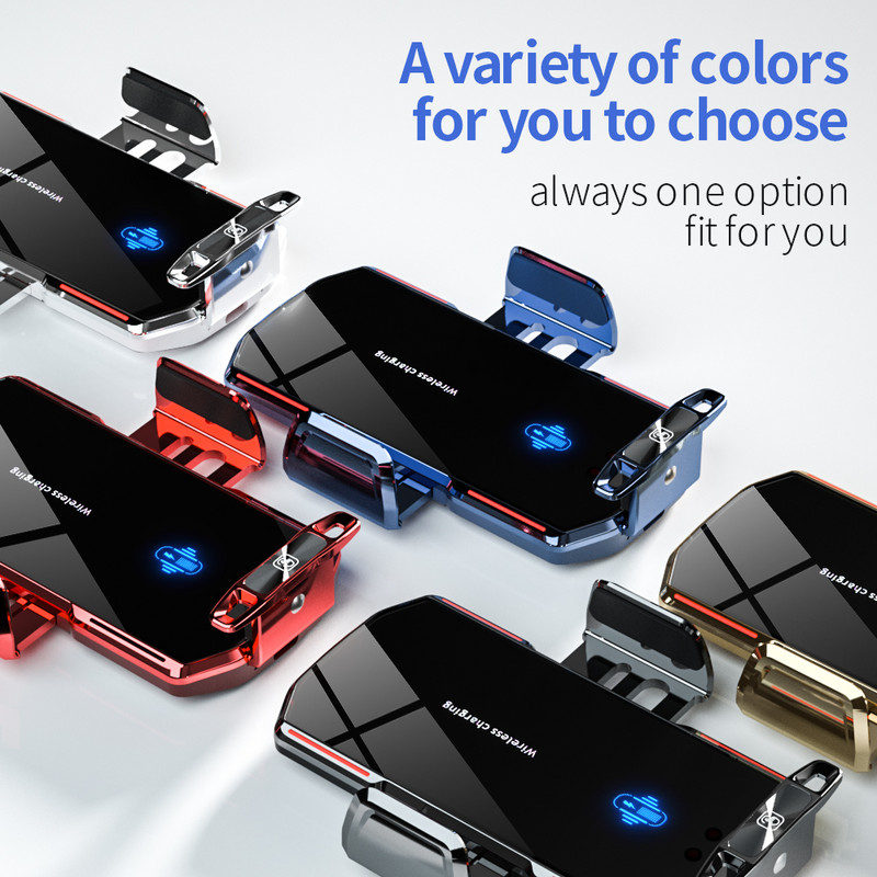 Automatska stezaljka, bežični punjač, 15W brzo punjenje, auto držač za iPhone 13 12 11 Samsung S20 S10, magnetski punjač za telefon, univerzalni