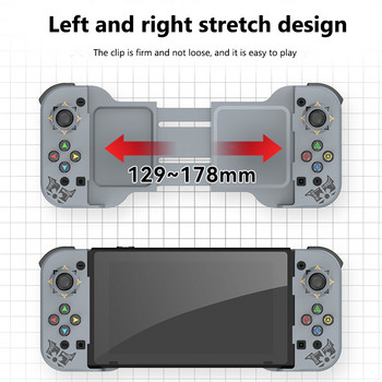 Надграден безжичен геймпад, Bluetooth-съвместим контролер за игри Джойстик за PUBG за IOS/Android за NS SWITCH/PS3/PS4