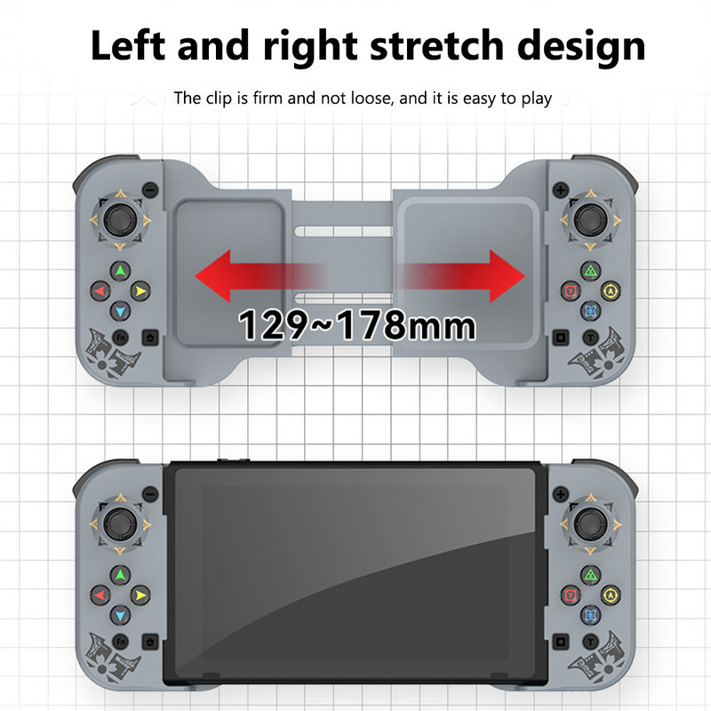 Bővített vezeték nélküli játékvezérlő Bluetooth-kompatibilis játékvezérlő joystick for PUBG for IOS/Android for NS SWITCH/PS3/PS4