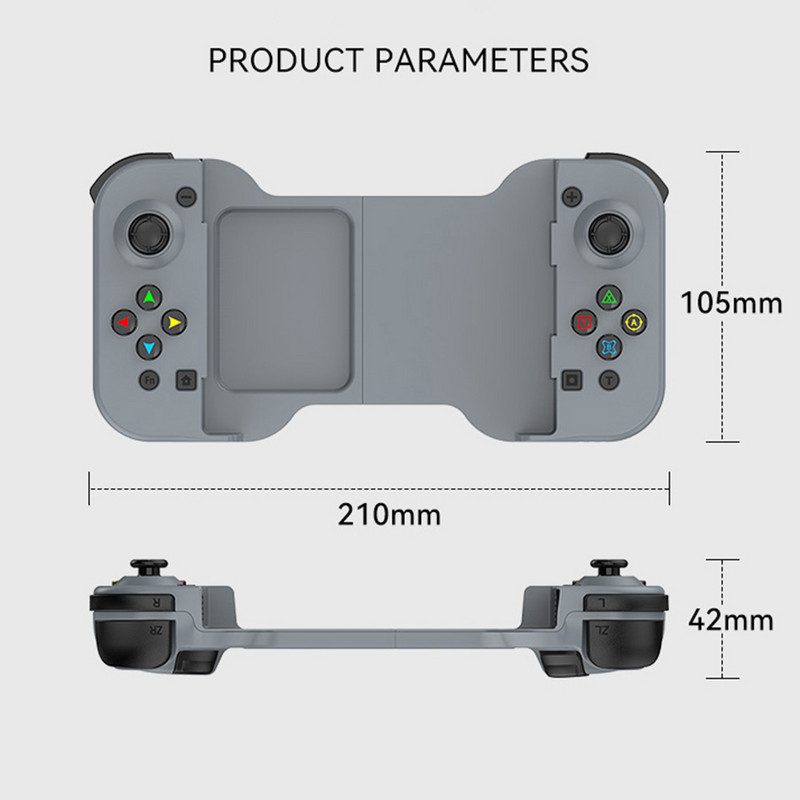 Bővített vezeték nélküli játékvezérlő Bluetooth-kompatibilis játékvezérlő joystick for PUBG for IOS/Android for NS SWITCH/PS3/PS4