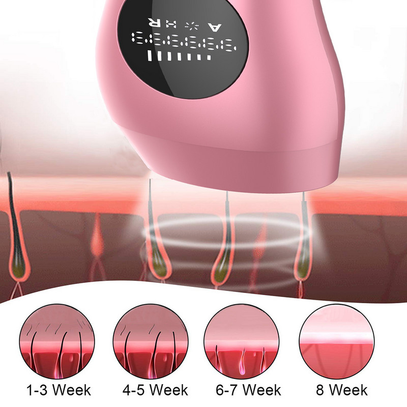 999999 blyksintis karštas plaukų šalinimo lazeris nuolatinis IPL fotoelektrinis ledo jutimo plaukų šalinimo įrankis neskausmingas elektrinis plaukų šalinimo įrankis