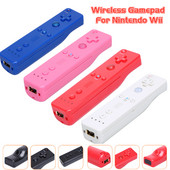 5 boja 1pc bežični gamepad za Nintendo Wii igre Daljinski upravljač Joystick Joypad Nunchuck Ručna zakrivljena ručka za igru Dodatak