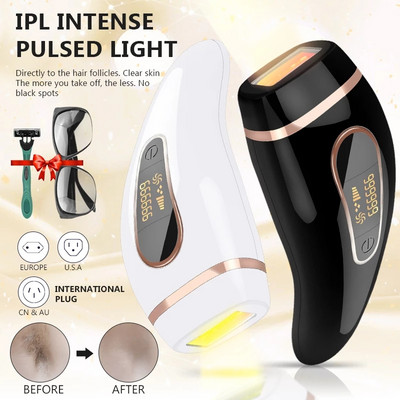 999999 Флаш лазерен епилатор за жени IPL Епилатор Лазерна постоянна безболезнена LED IPL машина за епилация