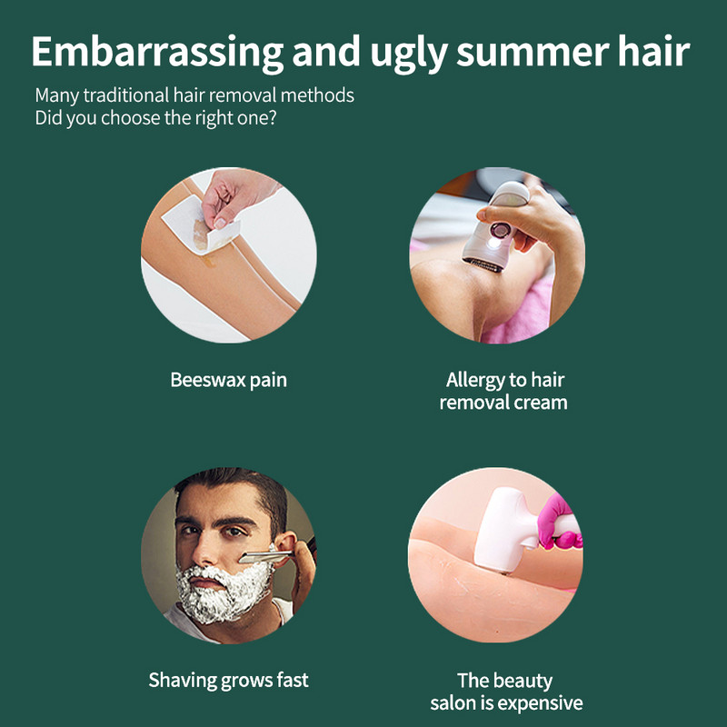 999999 Flash Laser Epilator For Women IPL Αποτρίχωση Laser Μόνιμη Ανώδυνη Μηχανή Αποτρίχωσης LED IPL