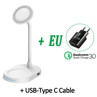 30 W magnetinis belaidis įkroviklis skirtas iPhone 12 13 Pro Max staliniam telefono stovui Greitas belaidis įkroviklis, skirtas Airpods Xiaomi Samsung