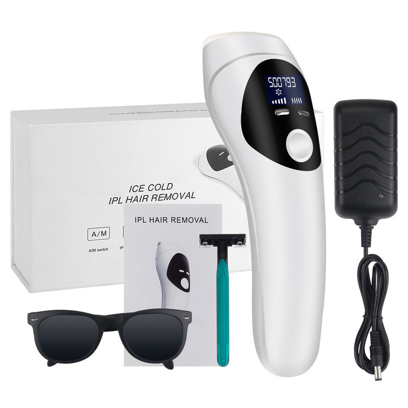 Instrument de îndepărtare a părului cu laser IPL fără durere Epilator facial pentru îndepărtarea părului la subsuoară Bikini pentru doamne Instrument de îndepărtare a părului Epilator