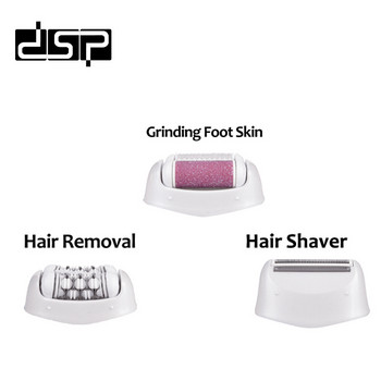 2022 ΝΕΑ Αποτριχωτική συσκευή αποτρίχωσης για γυναίκες 3in1Hair Removerl φορητή Lady Painless Razor Shaver Tool Face Body Electric depilador