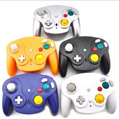 Controler de joc 2,4 GHz Joystick pentru GameCube pentru NGC pentru Wii, funcție de șoc turbo clear NU bluetooth