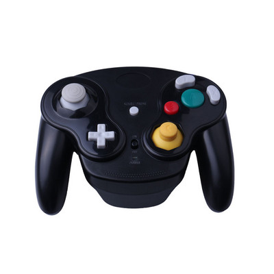 Controler de joc 2,4 GHz Joystick pentru GameCube pentru NGC pentru Wii, funcție de șoc turbo clear NU bluetooth