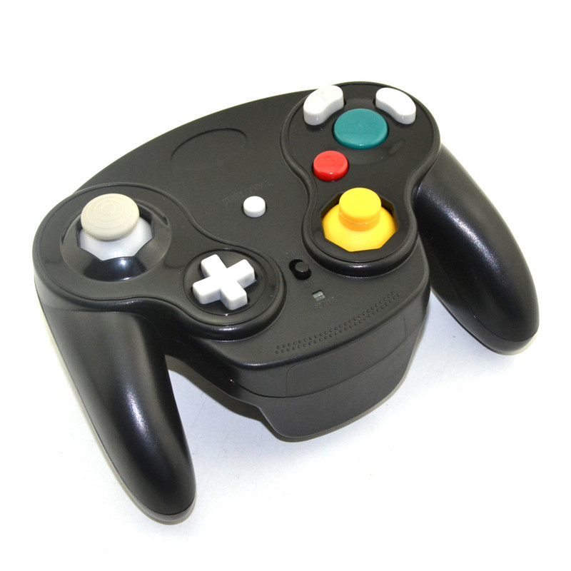 Controler de joc 2,4 GHz Joystick pentru GameCube pentru NGC pentru Wii, funcție de șoc turbo clear NU bluetooth