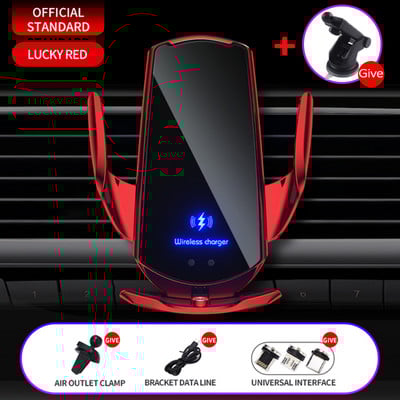 100 W automobilinis belaidis įkroviklis Magnetiniai automobiliniai įkrovikliai Montuojamas telefono laikiklis Oro anga, skirta iPhone 14 13 12 pro max Samsung greitas įkrovimas