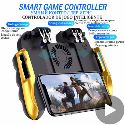 PUBG Controller Trigger Free Fire Control για τηλέφωνο Gamepad Joystick Android iPhone Mobile Game Pad Smartphone Gaming Pupg Pugb