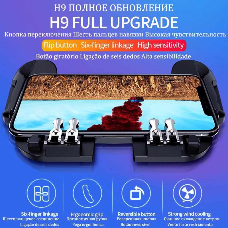 PUBG valdiklio aktyvinimas nemokamas gaisro valdymas, skirtas telefono žaidimų pulto vairasvirtei Android iPhone Mobile Game Pad išmaniesiems telefonams žaidimams Pupg Pugb