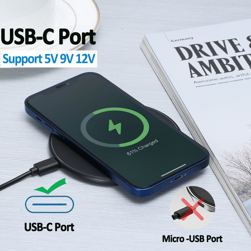 60 W vezeték nélküli töltőpad iPhone 14 13 12 11 Pro Max X Samsung Xiaomi telefontöltők indukciós gyorstöltő dokkoló állomáshoz