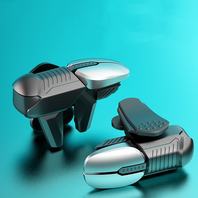 S07 Mobile Game Trigger για PUBG Phone Gaming Controller L1 R1 Alloy Key Button for IPhone Android Gamepad Joystick Aim Shooting