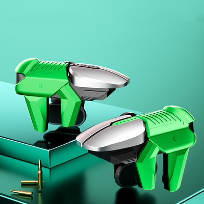 S07 Mobile Game Trigger για PUBG Phone Gaming Controller L1 R1 Alloy Key Button for IPhone Android Gamepad Joystick Aim Shooting