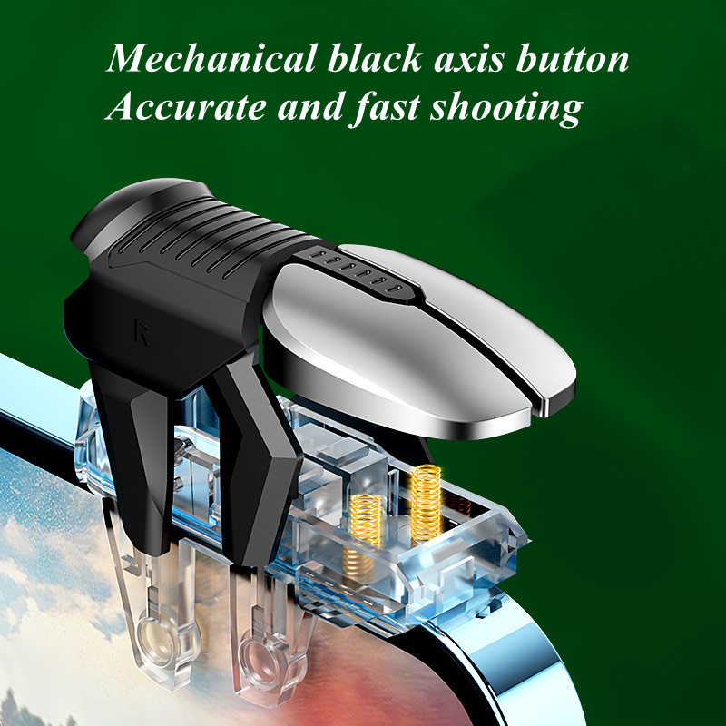 S07 Mobile Game Trigger για PUBG Phone Gaming Controller L1 R1 Alloy Key Button for IPhone Android Gamepad Joystick Aim Shooting