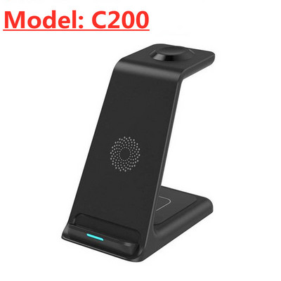 100 W 3 viename belaidžio įkroviklio stovas greito įkrovimo prijungimo stotelė, skirta iPhone 14 13 12 X Pro Max Apple Watch iWatch Airpods Pro