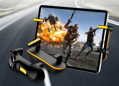 PUBG Trigger Controller Ipad Tablet Kapacitás L1R1 Fire Aim Gomb Triggerek Gamepad Joystick Ipad Tablet FPS játékhoz