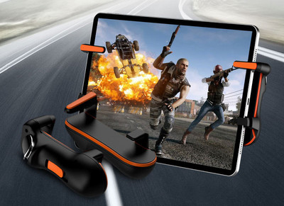 PUBG Trigger Controller Ipad Tablet Kapacitás L1R1 Fire Aim Gomb Triggerek Gamepad Joystick Ipad Tablet FPS játékhoz