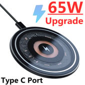 65 W vezeték nélküli töltőpad iPhone 14 13 12 11 Pro XS Max Mini X XR Samsung indukciós gyors vezeték nélküli töltő dokkolóhoz