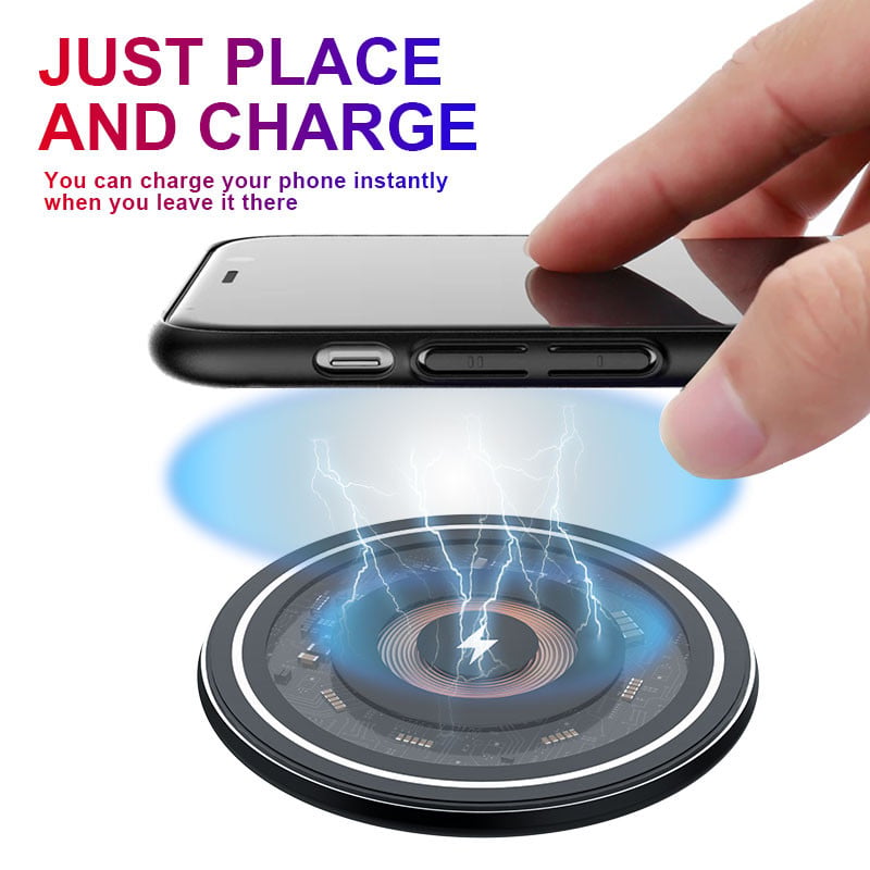 65 W vezeték nélküli töltőpad iPhone 14 13 12 11 Pro XS Max Mini X XR Samsung indukciós gyors vezeték nélküli töltő dokkolóhoz