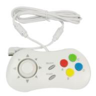 Mini valdiklis mini pultelio žaidimų pulto vairasvirtė + ABCD mygtukai, skirti neogeo