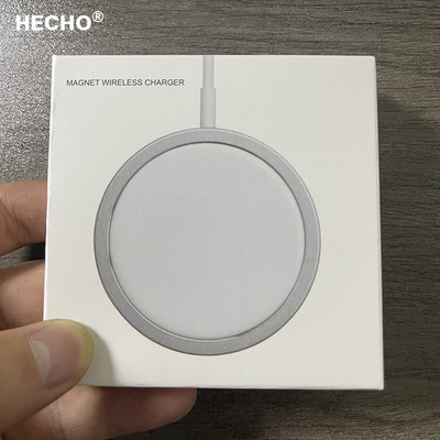15W магнитно безжично зарядно устройство Fast Macsafe Mag Charging Pad за iPhone 14 13 12 Pro Max Mag 12 Mini Safe Station бързо зарядно устройство