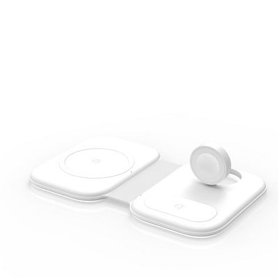 Uus 3-in1 topeltmagnetiline juhtmevaba laadija iPhone 14 Plus 13 12 Pro Max Mini jaoks 15W kiirlaadimine AirPodide jaoks Apple Watch 7 6 5 4
