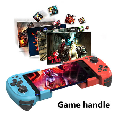 Mocute-061 Joystick Gamepad Prenosný ľavostranný gamepad Delený ovládač Vstavaná nabíjateľná batéria pre telefóny so systémom Android/IOS